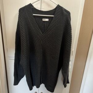 Sonoma 2x Gray V-Neck Sweater